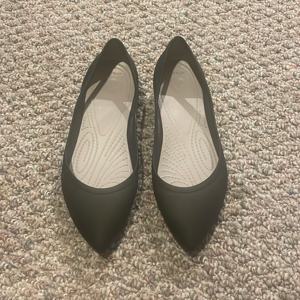 CROCS Rio dark gray/black jelly flats